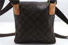 Authentic Louis Vuitton Monogram Pochette Valmy M40524 Shoulder Cross Bag 3498E