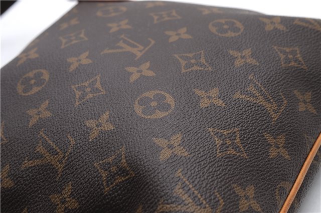Authentic Louis Vuitton Monogram Pochette Valmy M40524 Shoulder Cross Bag 3498E
