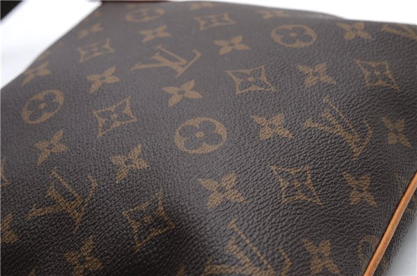 Authentic Louis Vuitton Monogram Pochette Valmy M40524 Shoulder Cross Bag 3498E