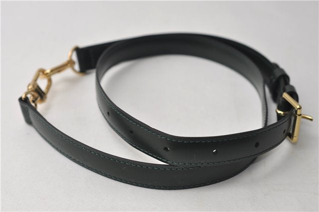 Authentic Louis Vuitton Leather Shoulder Strap Green 36.2-43.3