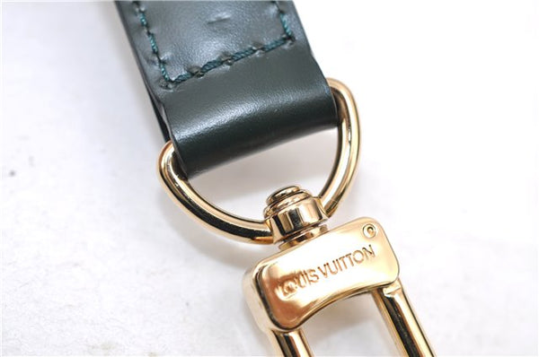 Authentic Louis Vuitton Leather Shoulder Strap Green 36.2-43.3" LV 3499E