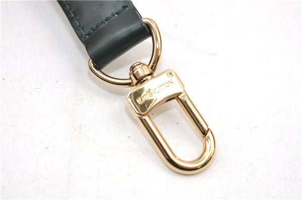Authentic Louis Vuitton Leather Shoulder Strap Green 36.2-43.3" LV 3499E