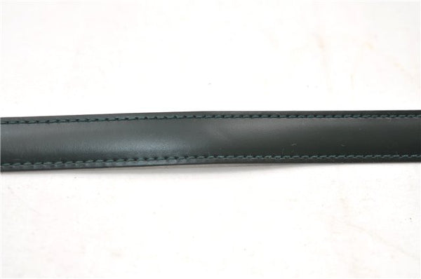 Authentic Louis Vuitton Leather Shoulder Strap Green 36.2-43.3" LV 3499E