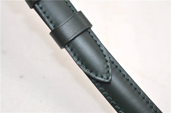 Authentic Louis Vuitton Leather Shoulder Strap Green 36.2-43.3" LV 3499E