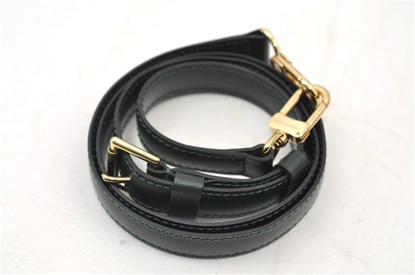 Authentic Louis Vuitton Leather Shoulder Strap Green 36.2-43.3" LV 3499E