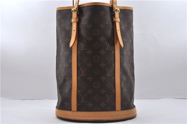 Authentic Louis Vuitton Monogram Bucket GM Shoulder Bag M42236 LV 3500D