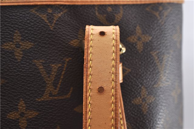 Authentic Louis Vuitton Monogram Bucket GM Shoulder Bag M42236 LV 3500D
