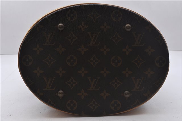 Authentic Louis Vuitton Monogram Bucket GM Shoulder Bag M42236 LV 3500D