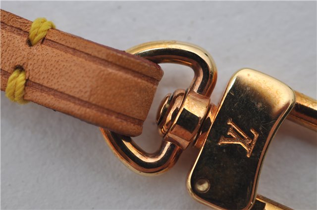 Authentic Louis Vuitton Leather Shoulder Strap Beige 23.4