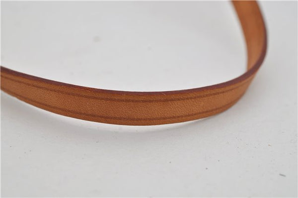 Authentic Louis Vuitton Leather Shoulder Strap Beige 23.4" LV 3500E