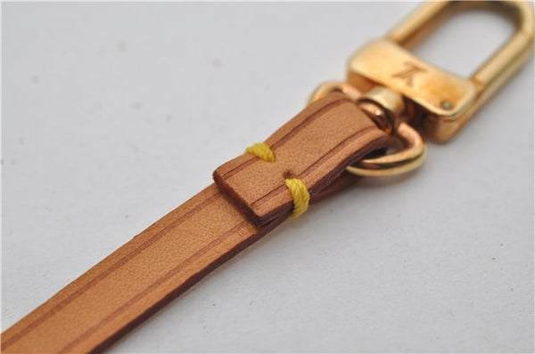 Authentic Louis Vuitton Leather Shoulder Strap Beige 23.4" LV 3500E