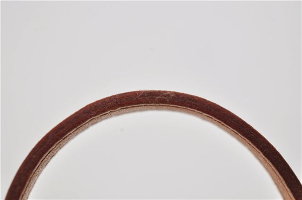 Authentic Louis Vuitton Leather Shoulder Strap Beige 23.4" LV 3500E