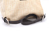 Authentic FENDI Zucca Mamma Baguette Shoulder Bag Canvas Leather Beige 3502F