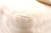 Authentic FENDI Zucca Mamma Baguette Shoulder Bag Canvas Leather Beige 3502F