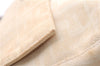 Authentic FENDI Zucca Mamma Baguette Shoulder Bag Canvas Leather Beige 3502F