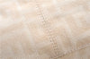 Authentic FENDI Zucca Mamma Baguette Shoulder Bag Canvas Leather Beige 3502F