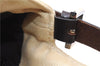 Authentic FENDI Zucca Mamma Baguette Shoulder Bag Canvas Leather Beige 3502F