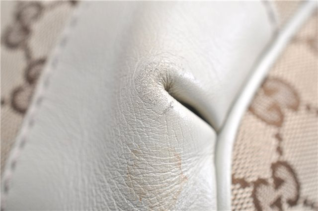 Authentic GUCCI Sukey 2Way Tote Bag GG Canvas Leather 247902 Brown 3503F