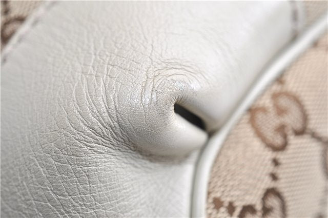 Authentic GUCCI Sukey 2Way Tote Bag GG Canvas Leather 247902 Brown 3503F