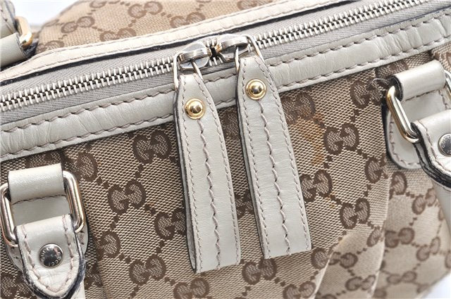 Authentic GUCCI Sukey 2Way Tote Bag GG Canvas Leather 247902 Brown 3503F