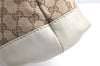 Authentic GUCCI Sukey 2Way Tote Bag GG Canvas Leather 247902 Brown 3503F