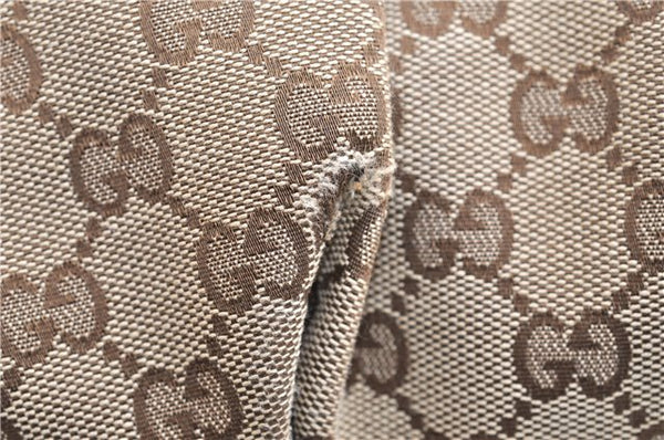 Authentic GUCCI Sukey 2Way Tote Bag GG Canvas Leather 247902 Brown 3503F