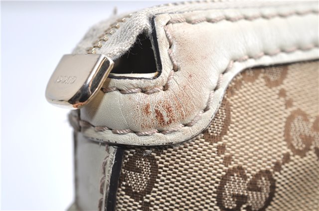 Authentic GUCCI Sukey 2Way Tote Bag GG Canvas Leather 247902 Brown 3503F