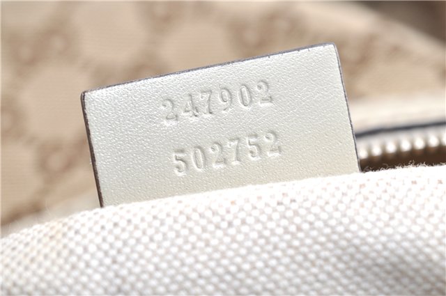 Authentic GUCCI Sukey 2Way Tote Bag GG Canvas Leather 247902 Brown 3503F