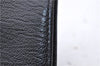 Authentic CHANEL Calf Skin CoCo Mark Bifold Long Wallet Purse Black 3504D