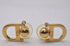 Authentic Christian Dior Vintage Earrings Gold Tone CD 3504I