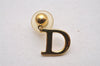 Authentic Christian Dior Vintage Earrings Gold Tone CD 3504I