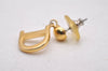 Authentic Christian Dior Vintage Earrings Gold Tone CD 3504I