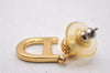 Authentic Christian Dior Vintage Earrings Gold Tone CD 3504I
