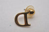 Authentic Christian Dior Vintage Earrings Gold Tone CD 3504I