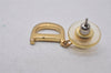 Authentic Christian Dior Vintage Earrings Gold Tone CD 3504I