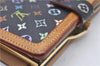 Louis Vuitton Monogram Multicolor Portefeuile Viennois Wallet M92988 Black 3509D