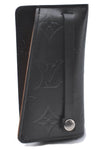 Authentic Louis Vuitton Monogram Mat Clochette PM Key Case Black M65133 LV 3510D