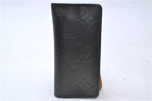 Authentic Louis Vuitton Monogram Mat Clochette PM Key Case Black M65133 LV 3510D