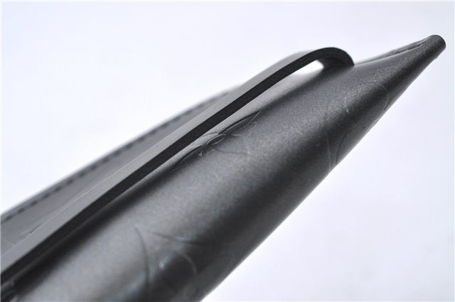 Authentic Louis Vuitton Monogram Mat Clochette PM Key Case Black M65133 LV 3510D