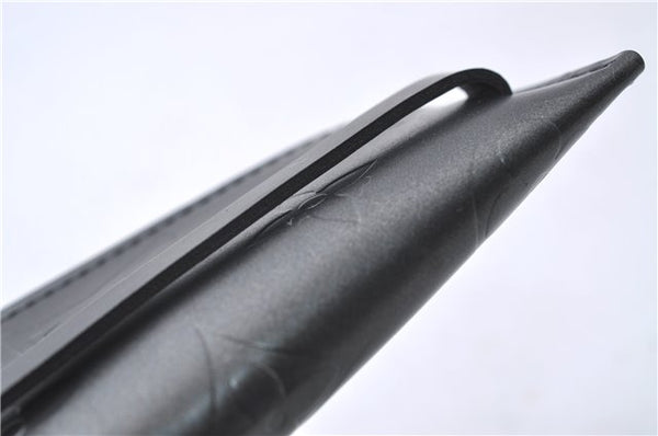 Authentic Louis Vuitton Monogram Mat Clochette PM Key Case Black M65133 LV 3510D