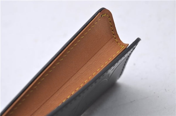 Authentic Louis Vuitton Monogram Mat Clochette PM Key Case Black M65133 LV 3510D