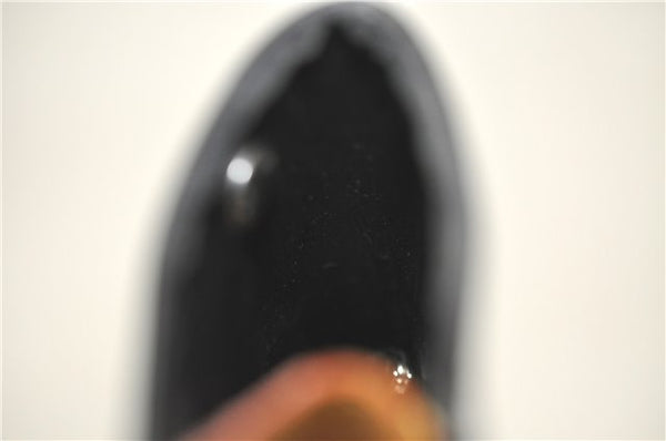 Authentic Louis Vuitton Monogram Mat Clochette PM Key Case Black M65133 LV 3510D