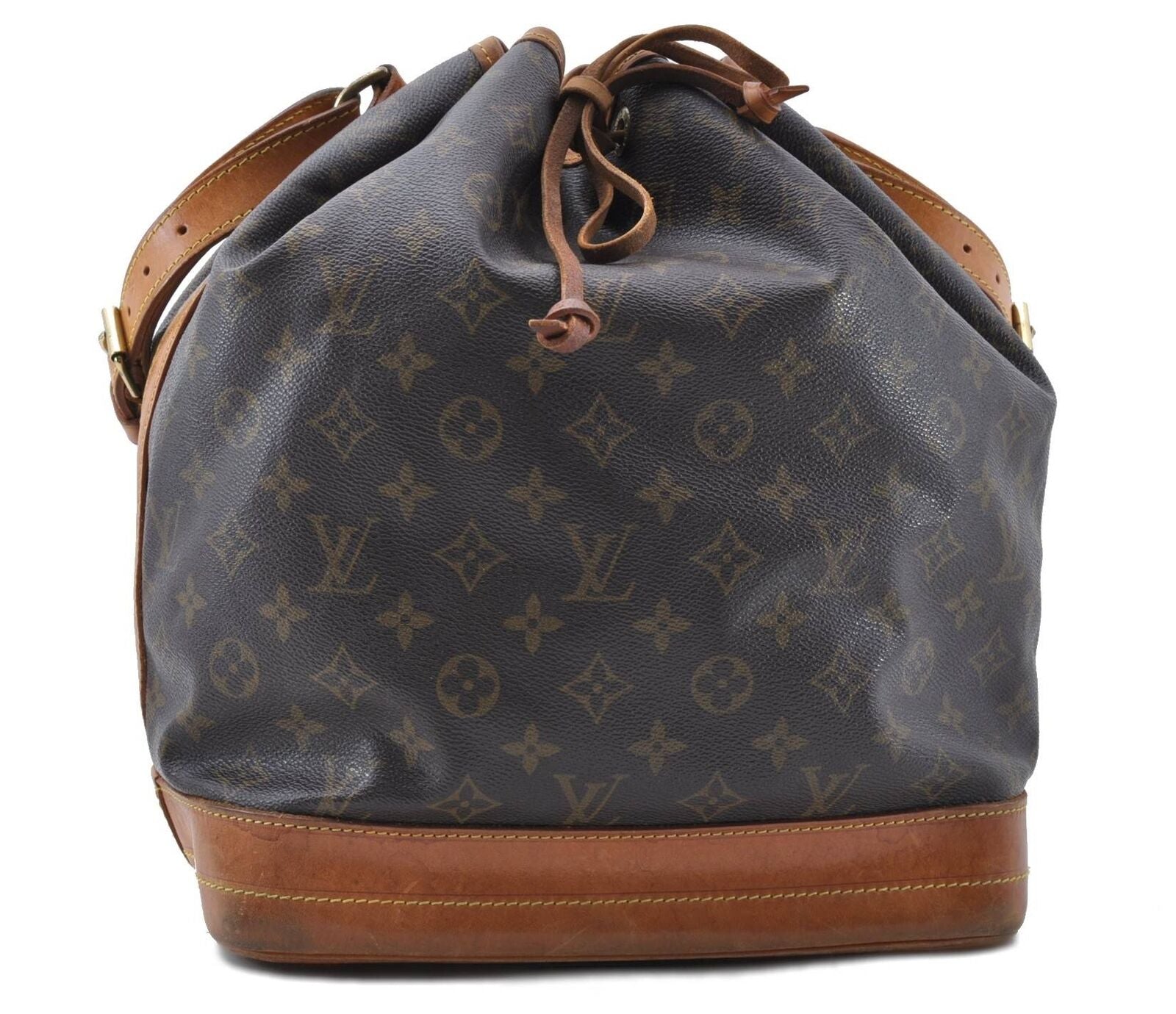 Authentic Louis Vuitton Monogram Noe Shoulder Bag M42224 LV 3511C