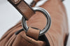 Authentic PRADA Vintage Leather Nappa Shoulder Hand Bag Purse Brown 3517I