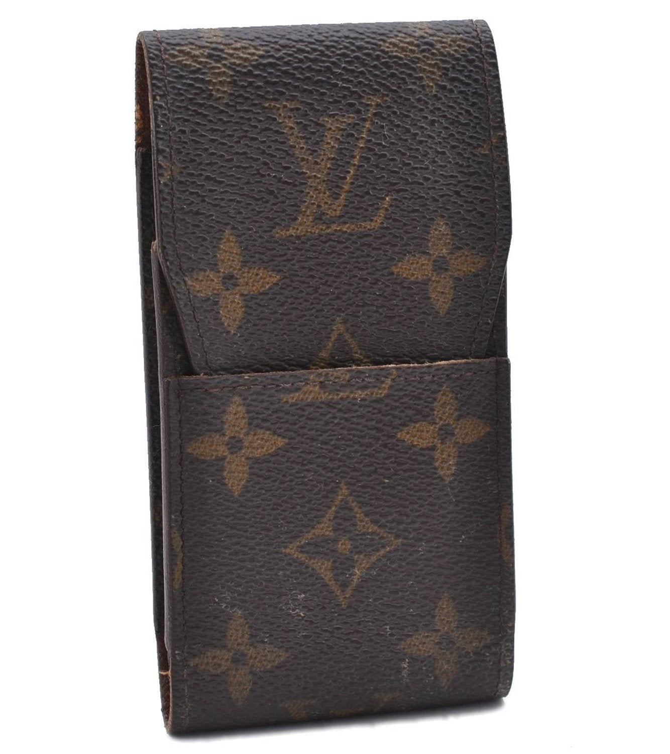Authentic Louis Vuitton Monogram Etui Cigarette Case M63024 LV 3518D