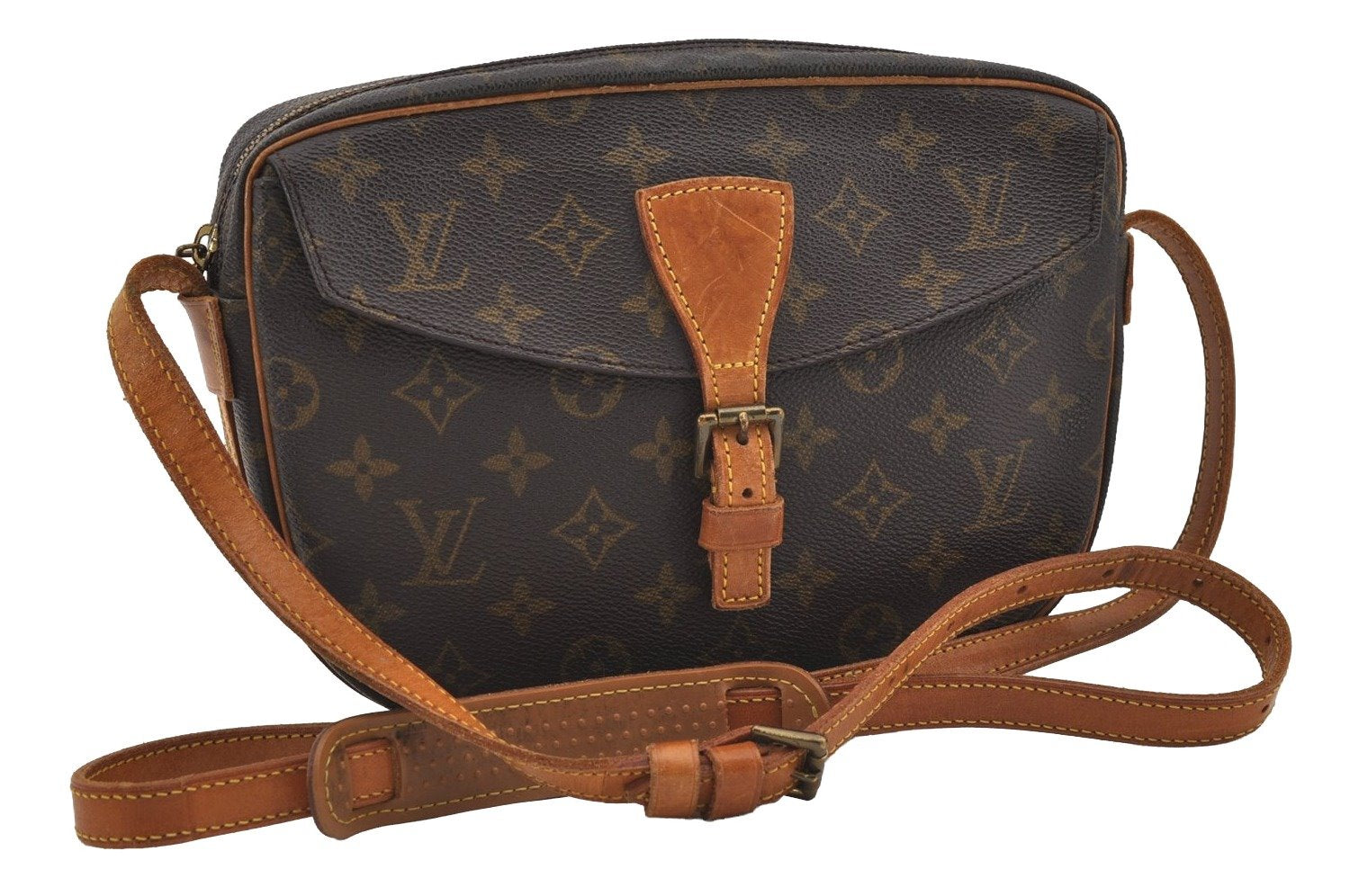 Authentic Louis Vuitton Monogram Jeune Fille MM M51226 Shoulder Cross Bag 3519I