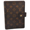 Authentic Louis Vuitton Monogram Agenda MM Notebook Cover R20004 LV 3520I