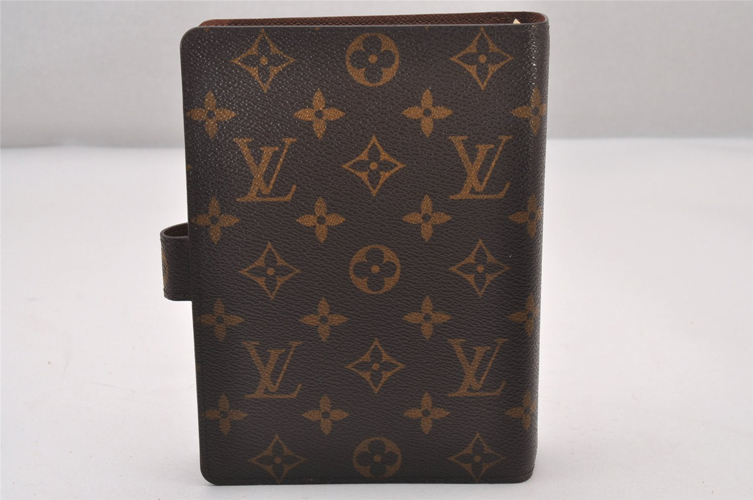 Authentic Louis Vuitton Monogram Agenda MM Notebook Cover R20004 LV 3520I