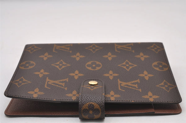 Authentic Louis Vuitton Monogram Agenda MM Notebook Cover R20004 LV 3520I