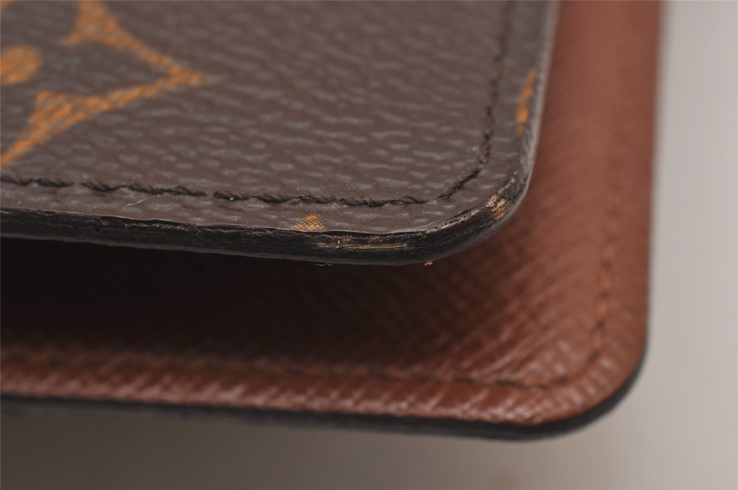 Authentic Louis Vuitton Monogram Agenda MM Notebook Cover R20004 LV 3520I